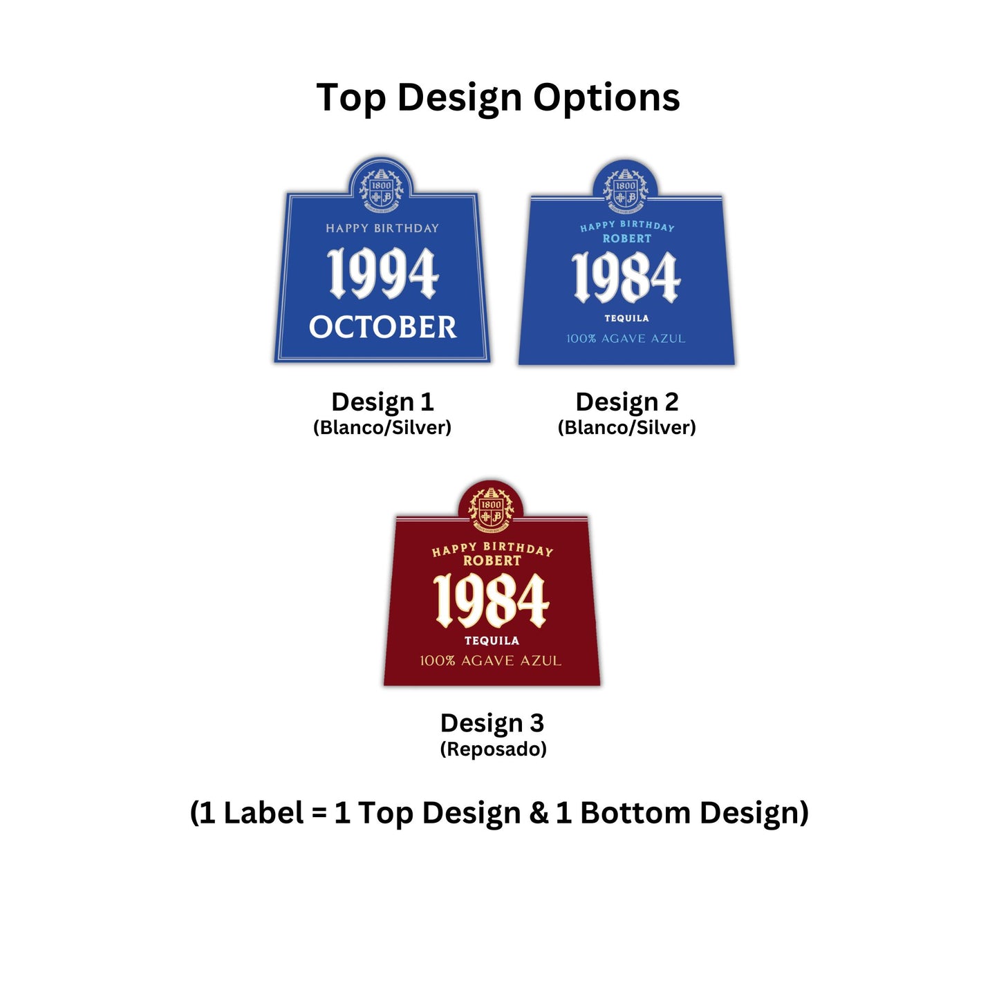 Personalized Tequila Bottle Labels