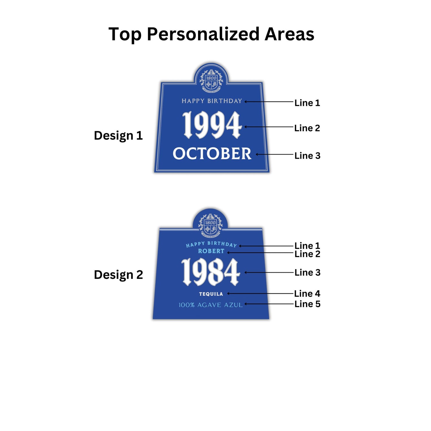 Personalized Tequila Bottle Labels