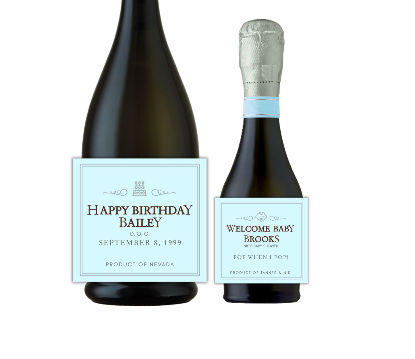 Personalized Prosecco Bottle Labels