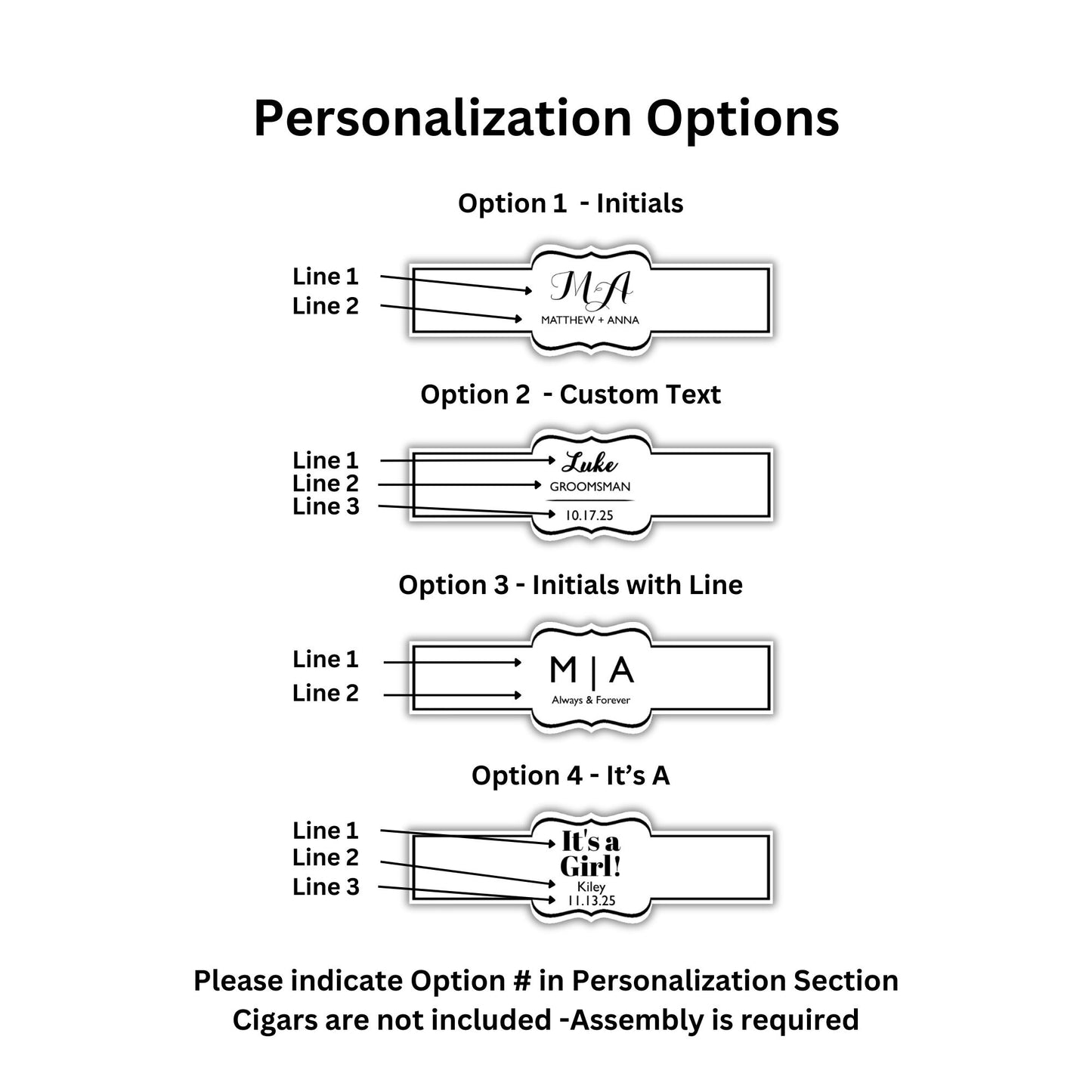 Personalized Cigar Labels