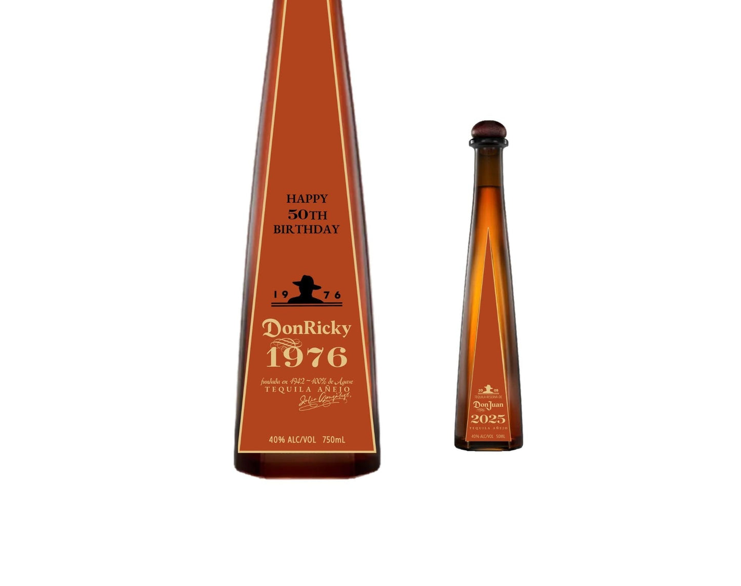 Personalized Tequila Bottle Labels