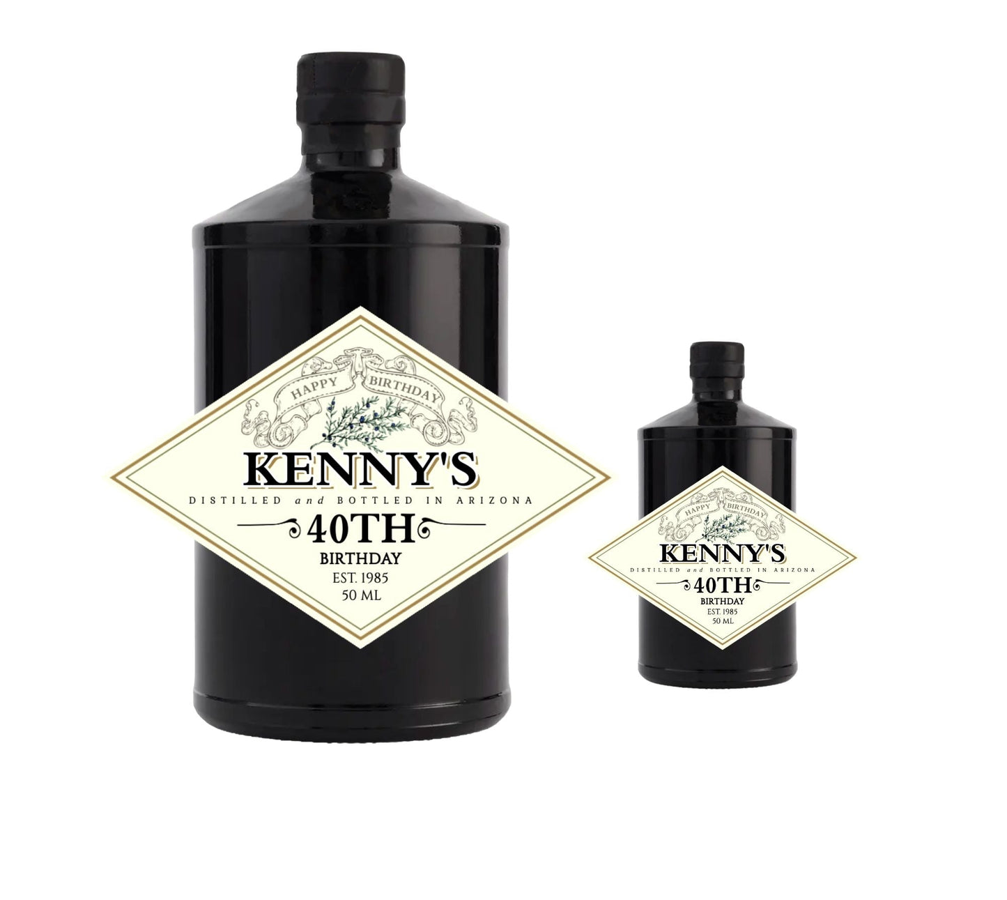 Personalized Gin Bottle Labels