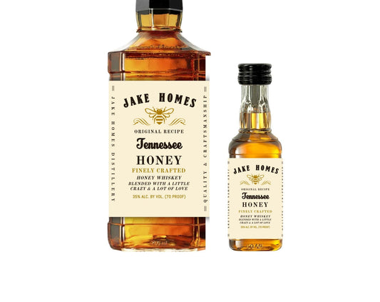 Whiskey Honey Personalized Bottle Labels