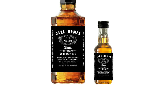 Personalized Whiskey Bottle Labels