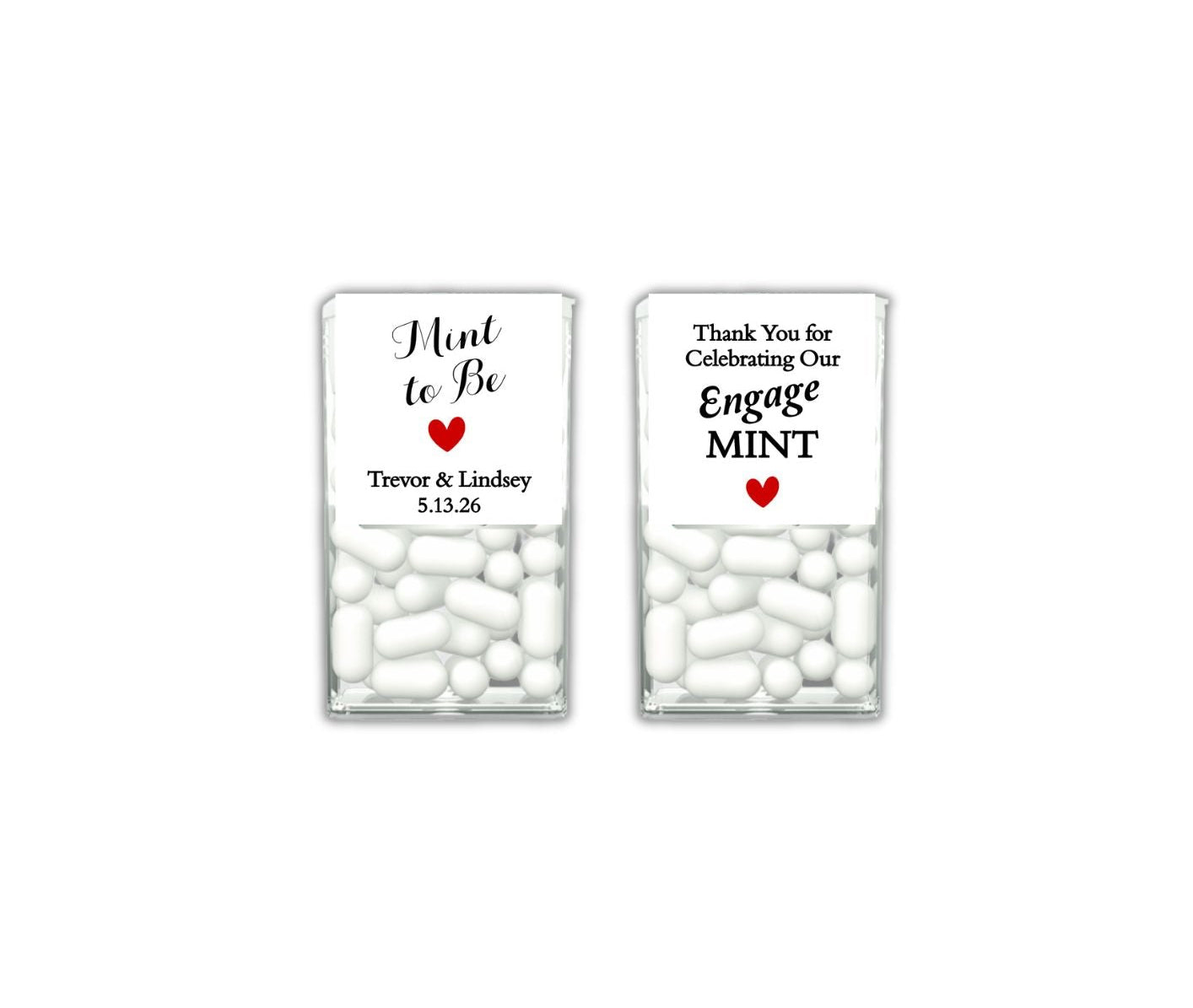 Mint to Be EngageMint Tic Tac Personalized Labels